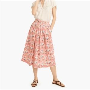 J. Crew Liberty Floral Midi Skirt